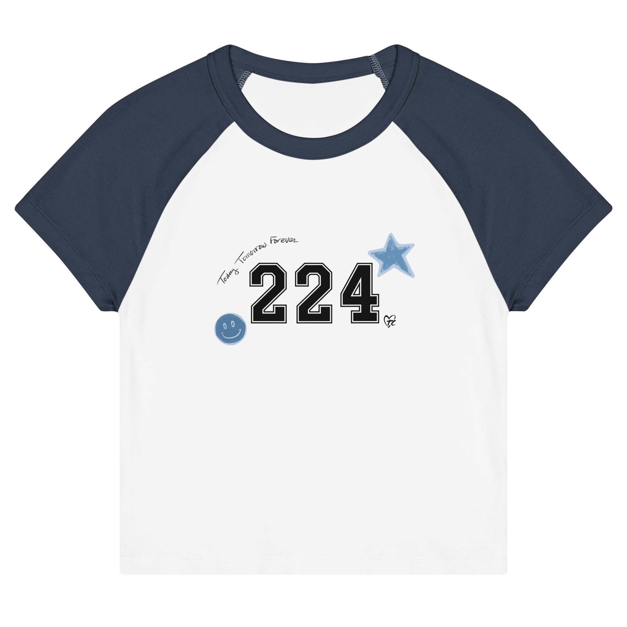 224 Baby Tee – Triple Charm